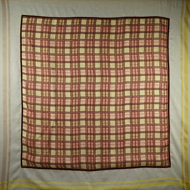 Naturaalsest siidist satiinist sall 90x90 cm "Pärsia muinasjutt"