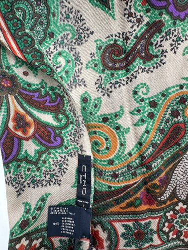 Natūralaus šilko satino šalikas 90x90 cm "Persų pasaka"