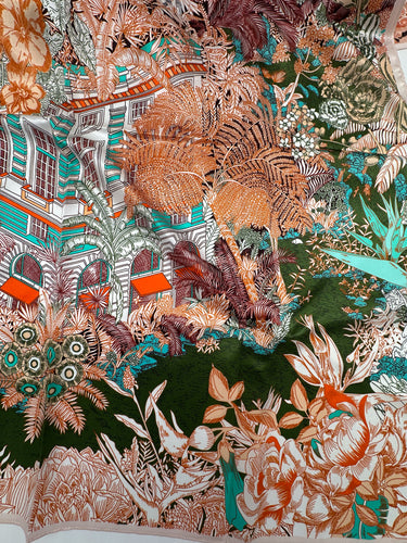 Naturaalsest siidist sall 90x90 cm