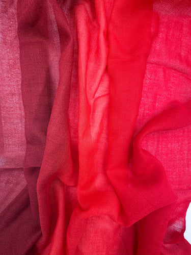Ombre silk and kid mohair scarf "Summer"