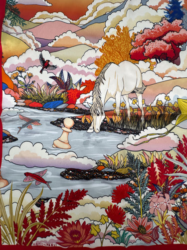 Väike siidist kaelarätt "Ponü II"
