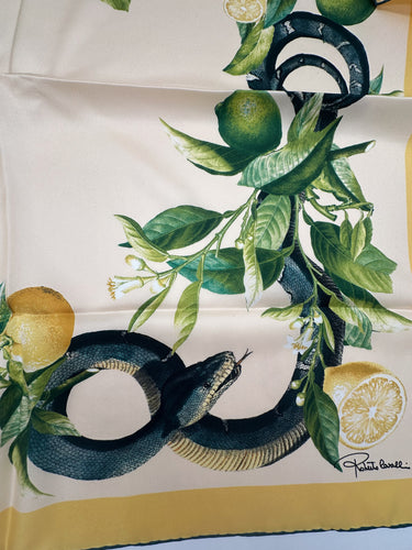 Naturaalsest siidist satiinist sall 90x90 cm "Pärsia muinasjutt"