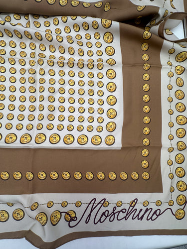 Natūralaus šilko satino šalikas 90x90 cm "Persų pasaka"