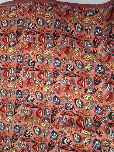 Naturaalsest siidist sall 90x90 cm