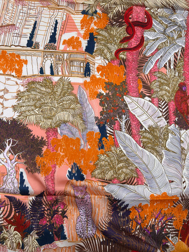 Naturaalsest siidist satiinist sall 110x110 cm "Roma II"
