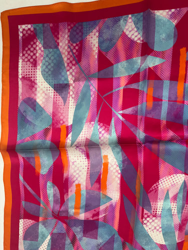 Looduslikust siidist sall 68x68 cm "Kaleidoskoop"