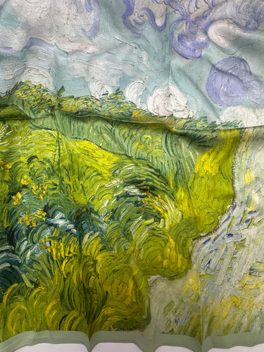 Naturaalsest siidist sall 90x90 cm