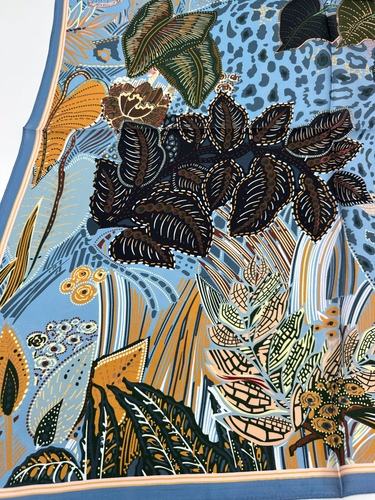 Looduslikust siidist sall 68x68 cm "Maranta"