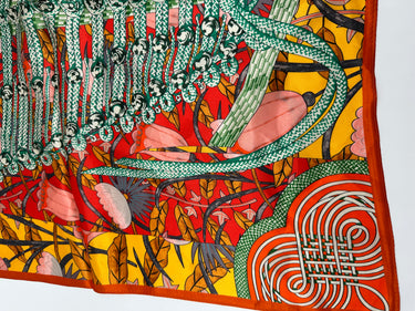 Looduslikust siidist sall 68x68 cm "Hermes"
