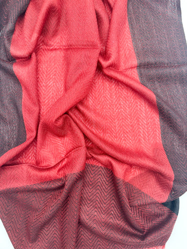 Ombre šilko ir kašmyro šalikas "Vandens atspindys"