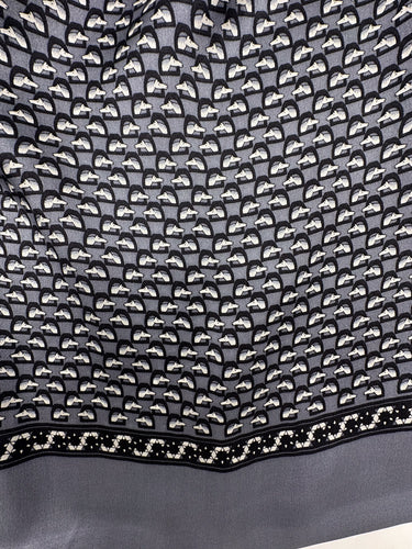 Dviejų pusių natūralaus šilko šalikas