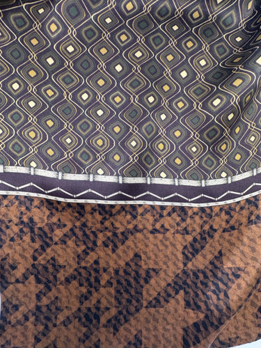 Dviejų pusių natūralaus šilko šalikas