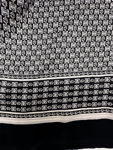 Dviejų pusių natūralaus šilko šalikas