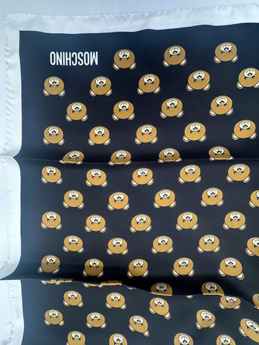 Natūralaus šilko satino šalikas 90x90 cm "Persų pasaka"