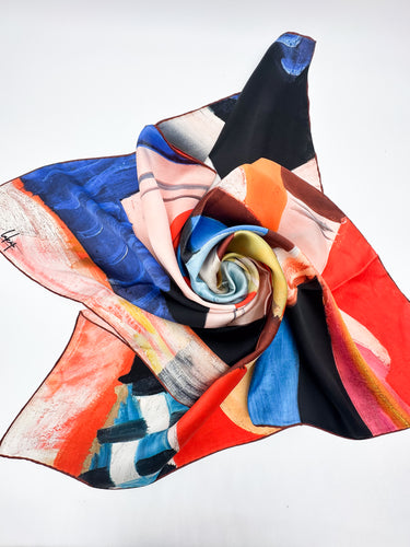 "Harlequin with Guitar" Romans Suta