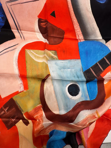 "Harlequin with Guitar" Romans Suta