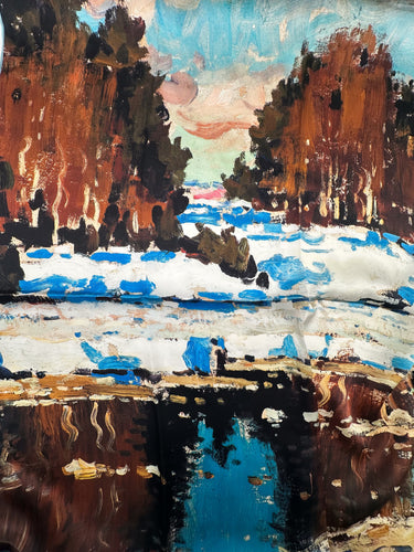 "The Last Snow" Vilhelms Purvītis.