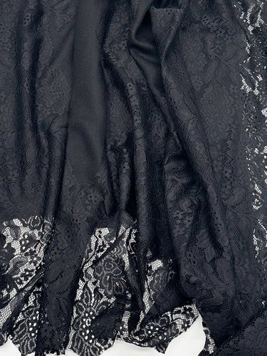 Cashmere and lace scarf "Magic"