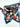 Natural silk satin scarf 90x90 cm "Flora's Magic II "