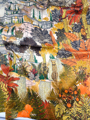 Naturaalsest siidist satiinist sall 110x110 cm "Roma II"