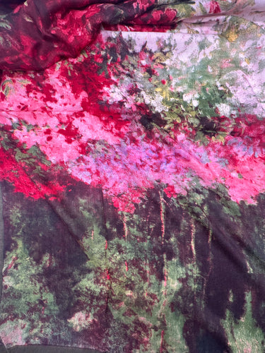 Šiltas kašmyro ir šilko šalikas "Green Pegasus" 130 x 130cm