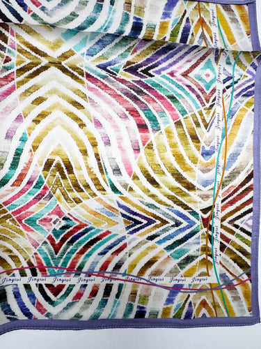 Looduslik siidist sall 68x68 cm "Säravus"
