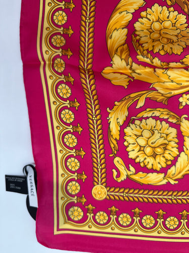 Natūralaus šilko satino šalikas 90x90 cm "Persų pasaka"