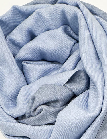 Double-sided, warm wool scarf "Pigeon"