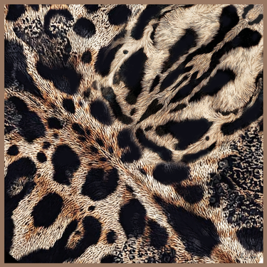 Natūralaus šilko satino šalikas 110x110 cm "Gervės"