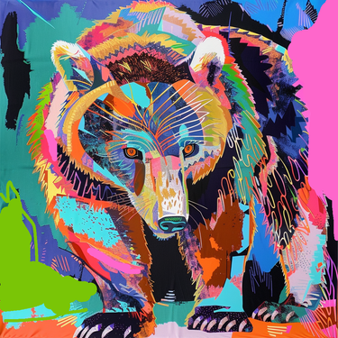 Natūralaus šilko satino šalikas 90x90 cm "Persų pasaka"