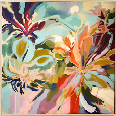 Natūralaus šilko satino šalikas 90x90 cm "Persų pasaka"