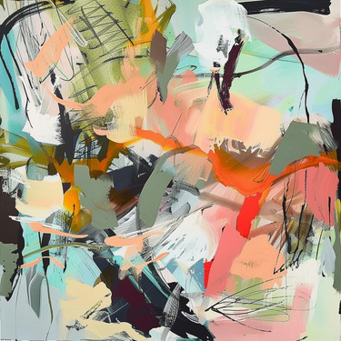 Natūralaus šilko satino šalikas 90x90 cm "Persų pasaka"