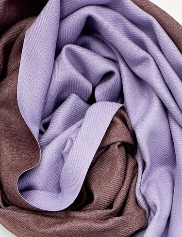 Double-sided, warm wool scarf "Violin"